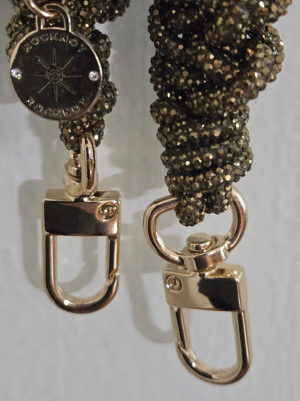 RockNot 46" Antique Gold, Glitter Lace Strap New, Never Used - Picture 3 of 3